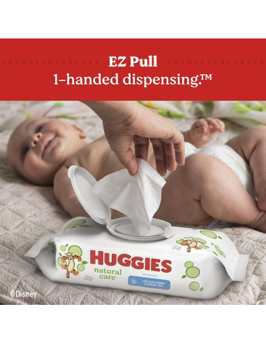 Toallitas Huggies Refrescantes para Bebés 184 Unidades Pepino Té Verde