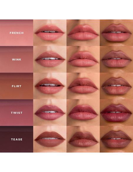 Lápiz Labial Mate Saie 101 Coqueteo - Hidratante y Cremoso 1.42g