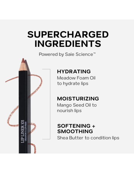 Lápiz Labial Mate Saie 101 Coqueteo - Hidratante y Cremoso 1.42g