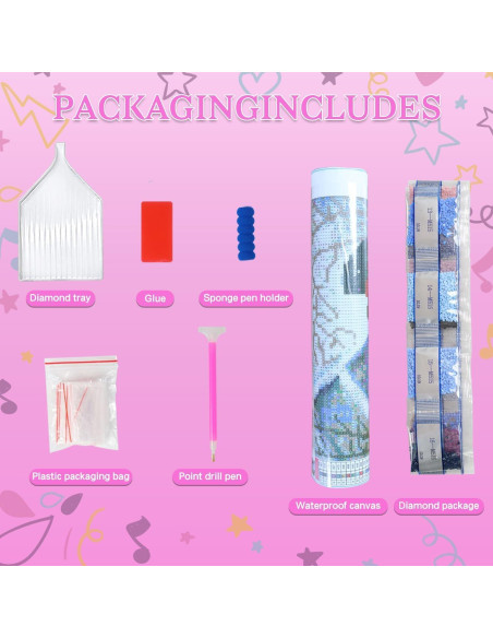 Kit de Pintura de Diamantes Ausanrl Flores 30x40cm DIY Adultos