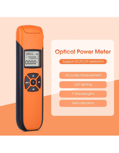Medidor de Potencia Óptica Duogalia -70 a 10dBm USB-C