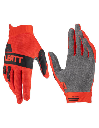 Guantes Leatt Moto 1.5 GripR Adulto Rojo Mediano