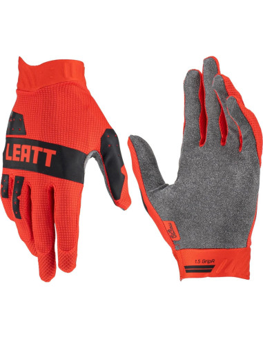 Guantes Leatt Moto 1.5 GripR Adulto Rojo Mediano
