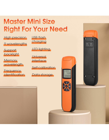 Medidor de Potencia Óptica Duogalia -70 a 10dBm USB-C