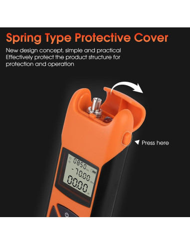 Medidor de Potencia Óptica Duogalia -70 a 10dBm USB-C