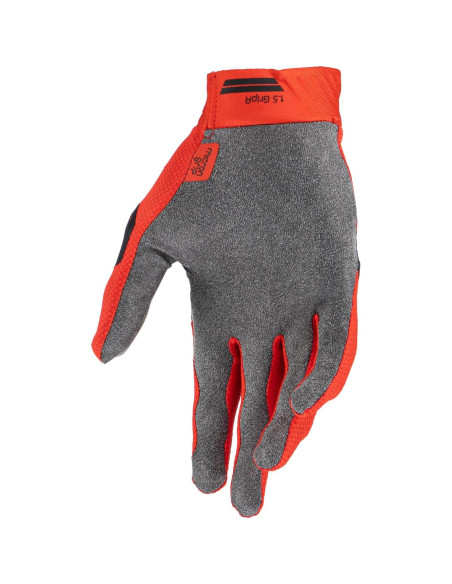 Guantes Leatt Moto 1.5 GripR Adulto Rojo Mediano
