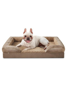 Cama ortopédica para perros INVENHO mediana impermeable 71x58 cm