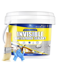 Sellador Impermeable Transparente DecorRom 1kg 35oz Flexible UV