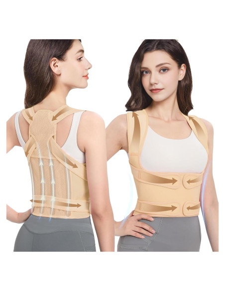 Corrector de Postura Ergonómico BLACKYEW Beige Pequeño