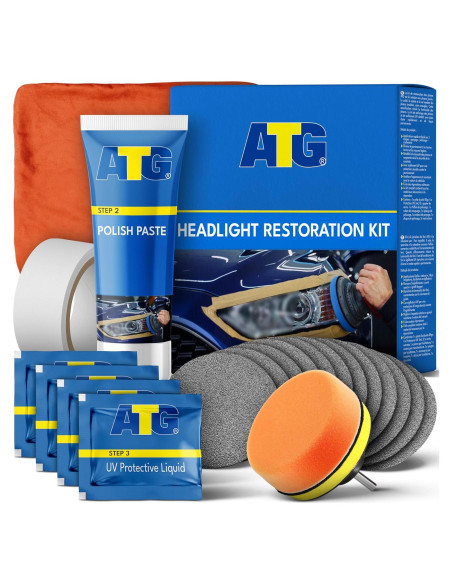 Kit de Restauración de Faros ATG - Universal para Coche