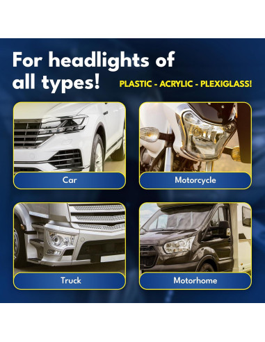 Kit de Restauración de Faros ATG - Universal para Coche