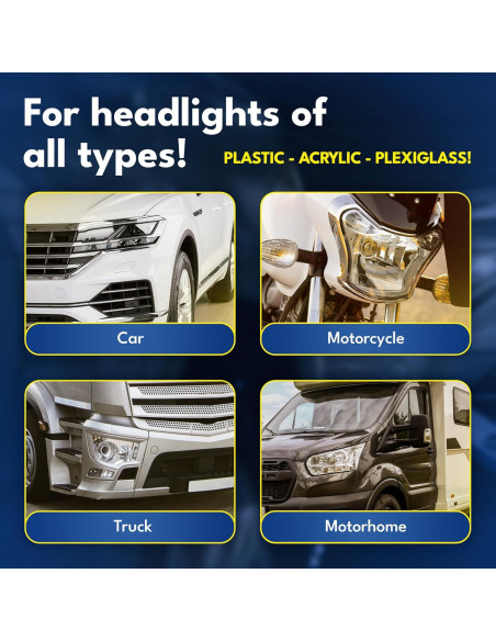 Kit de Restauración de Faros ATG - Universal para Coche