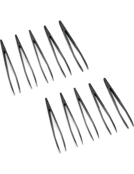Juego de 10 Pinzas de Plástico Antiestáticas Qjaiune 117mm Juego de 10 Pinzas de Plástico Antiestáticas Qjaiune 117mm