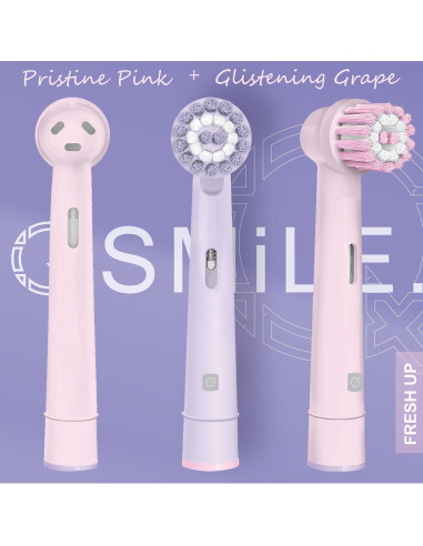 Cabezas de Repuesto Oral-B Qsmile - 8 Unidades Suaves