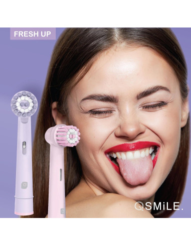 Cabezas de Repuesto Oral-B Qsmile - 8 Unidades Suaves