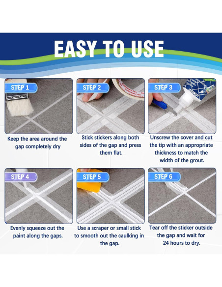 Kit de Reparación de Lechada de Azulejos Mallbaola 200g Blanco