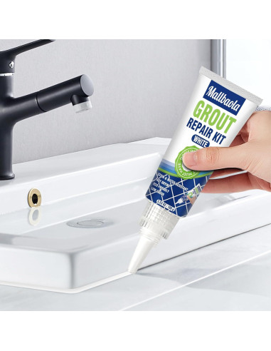 Kit de Reparación de Lechada de Azulejos Mallbaola 200g Blanco