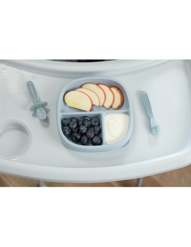 Plato de Succión NUK por Naturaleza con Tapa a Prueba de Fugas