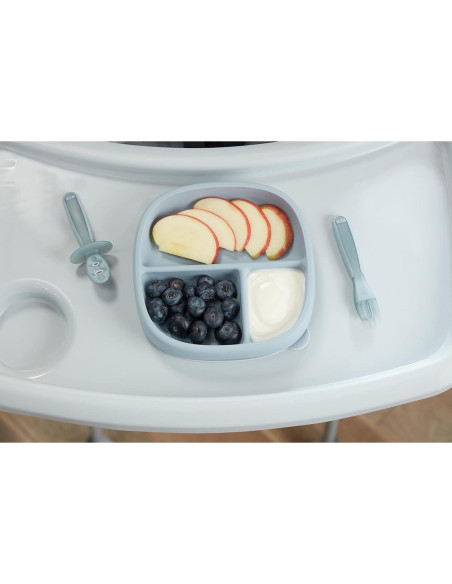 Plato de Succión NUK por Naturaleza con Tapa a Prueba de Fugas