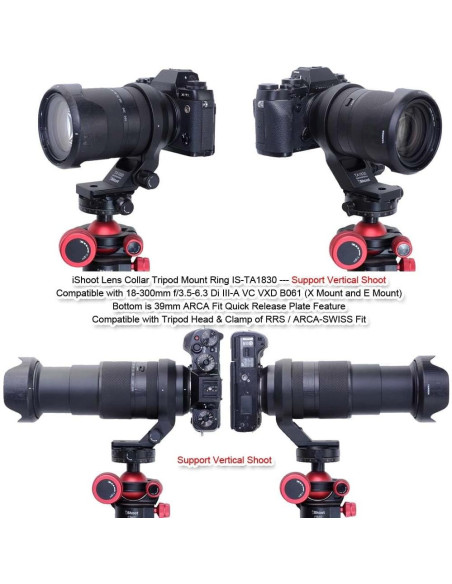 Anillo de Montaje en Trípode iShoot IS-TA1830 para Tamron 18-300mm