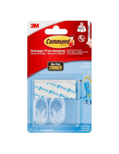 Ganchos Transparentes Command 12 Piezas 0.45 kg
