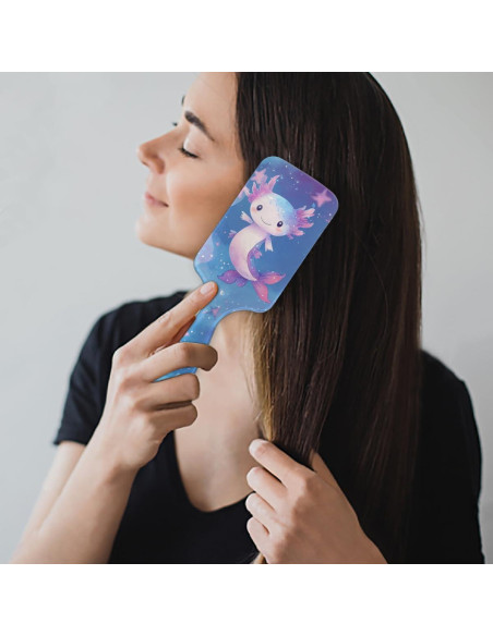 Cepillo Desenredante para Niños Eizlang Axolotl - Húmedo/Seco