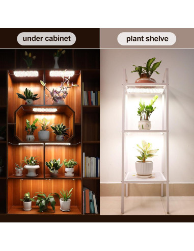 Paquete de 3 Luces LED de Panel Plano Orchbloom 30W para Cultivo