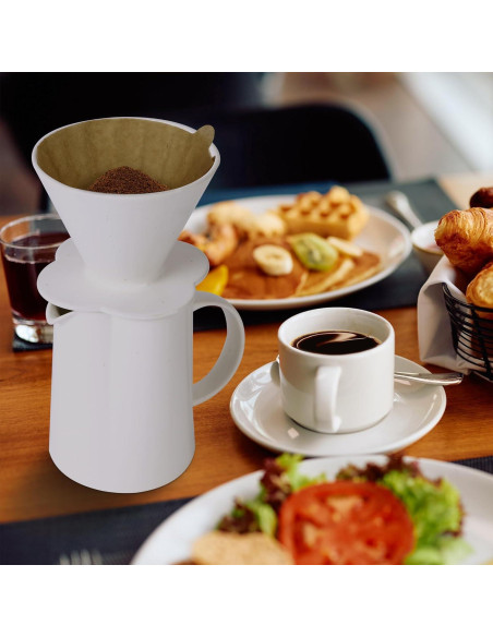 Cafetera de Goteo AZYM 500 ml Cerámica Vintage Blanca