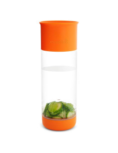 Botella Infusora de Frutas Munchkin Miracle 360, 590 ml, Naranja