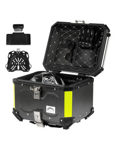 Maletero de Motocicleta Gurblofy 45L Impermeable Negro