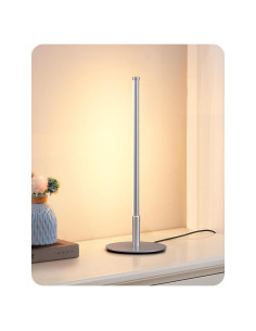 Lámpara de Mesa LED EDISHINE Plata 6W Regulable 3 Temperaturas