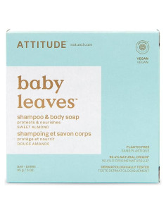 Jabón Sólido para Bebés ATTITUDE Buenas Noches 85g Vegano