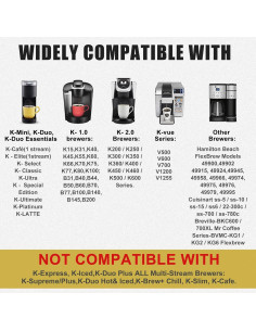 Filtros de Café Reutilizables InwodiTeki para Keurig 1.0 y 2.0 - 4 Unidades 2