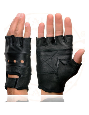 Guantes de Motocicleta Milwaukee Leather SH216 Sin Dedos XS