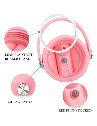 Tapa de Pajita DBIW para Botellas Hydro Flask 12-40 oz