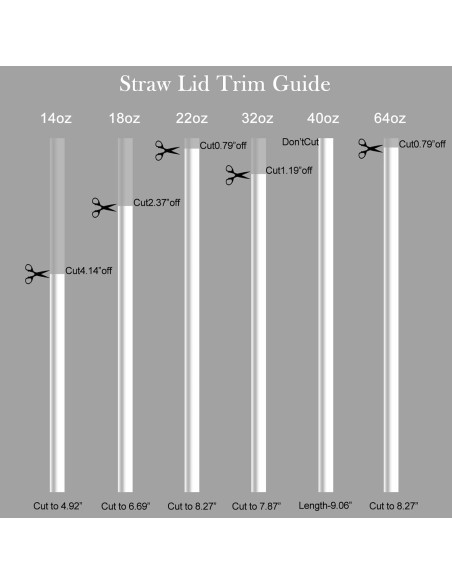 Tapa de Pajita DBIW para Botellas Hydro Flask 12-40 oz