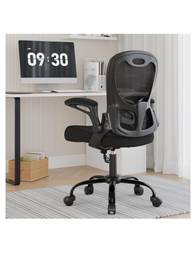 Silla de Oficina Ergonómica Synorla HKSY-YBBGYWTZHB3 Negra