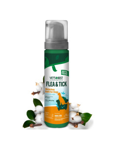 Baño Seco Natural Vet's Best 227 g - Pulgas y Garrapatas