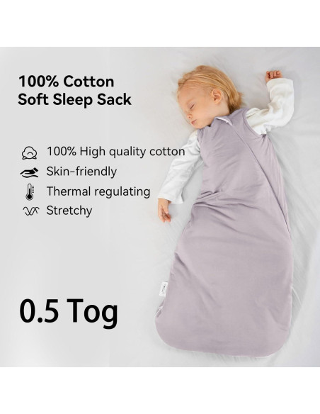 Saco de Sueño BubblePanda 100% Algodón Rosa 0-6 Meses