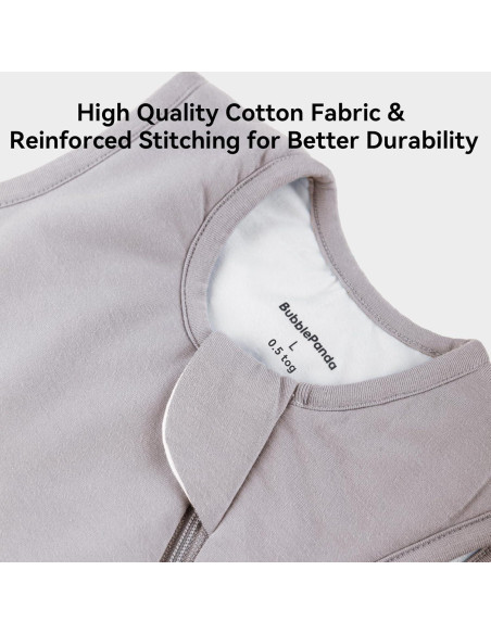 Saco de Sueño BubblePanda 100% Algodón Rosa 0-6 Meses