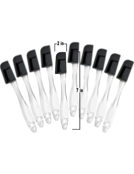 Juego de Mini Espátulas de Silicona Florida Brands - 10 Piezas