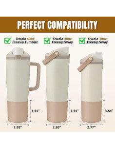 Funda de Silicona BKBY para Botellas Owala 30oz y 40oz 2