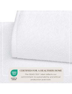 Juego de Toallas de Baño Great Bay Home 100% Algodón 4 Unidades 137x69cm 2