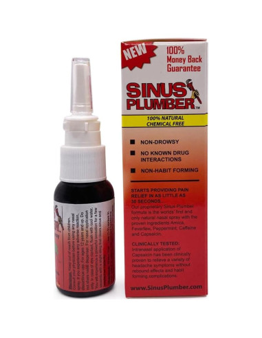 Spray Nasal Sinus Plumber Greensations 100ml Alivio Dolor Cabeza