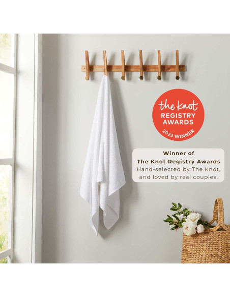 Juego de Toallas de Baño Great Bay Home 100% Algodón 4 Unidades 137x69cm