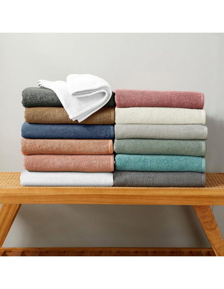 Juego de Toallas de Baño Great Bay Home 100% Algodón 4 Unidades 137x69cm