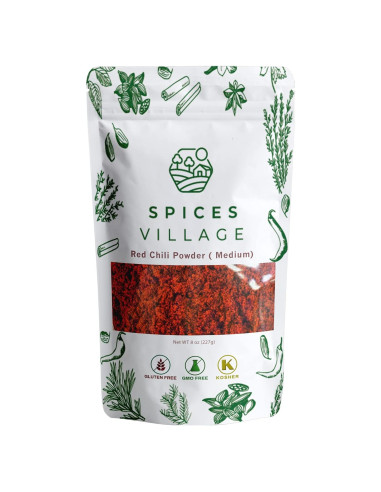 Polvo de Chile Rojo Spices Village 227 g - Picante Medio Kosher