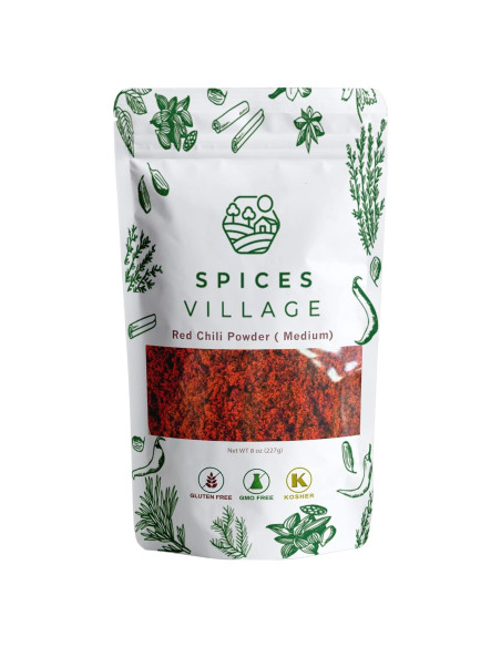 Polvo de Chile Rojo Spices Village 227 g - Picante Medio Kosher