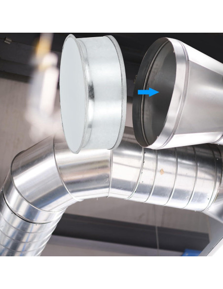 Tapón de Tee de Metal PATIKIL 125mm con Junta de Goma