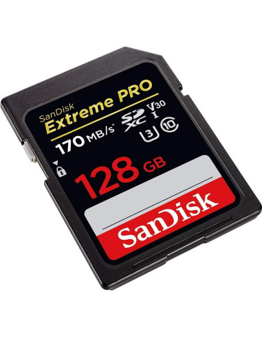 Tarjeta SD SanDisk 128GB Extreme Pro UHS-3 V30 4K + Lector